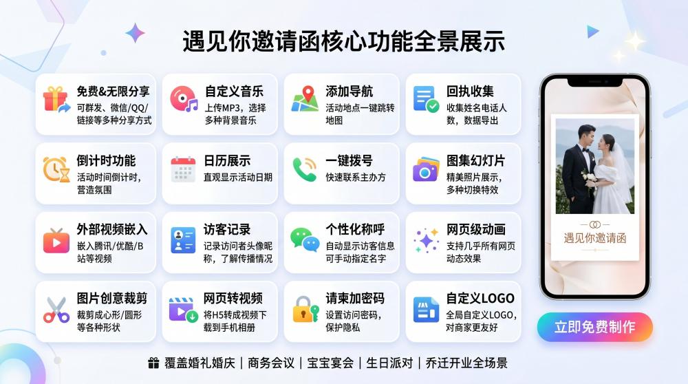 高级感电子请柬攻略📌新手零门槛，3步格调拉满不踩雷